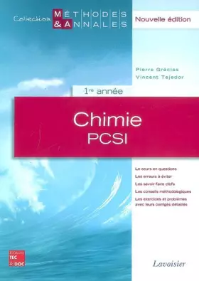 Couverture du produit · Chimie PCSI 1re année