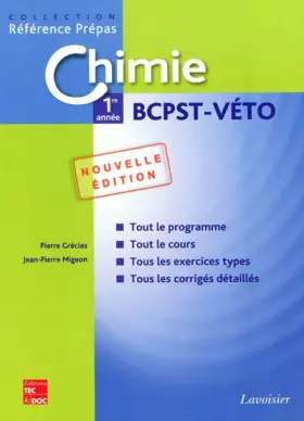 Couverture du produit · Chimie 1re année BCPST-Véto