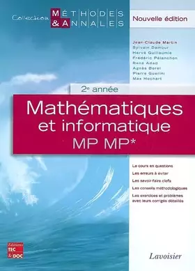 Couverture du produit · Mathématiques et informatique MP MP* 2e année : Licences scientifiques