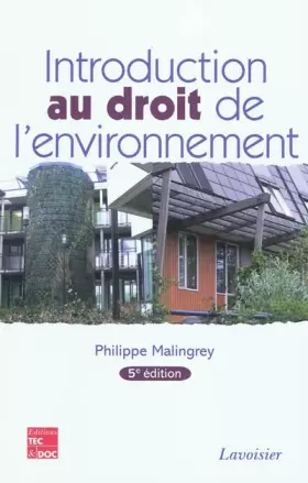 Couverture du produit · Introduction au droit de l'environnement