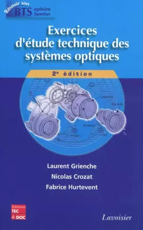 Couverture du produit · Exercices d'étude technique des systèmes optiques