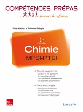 Couverture du produit · Chimie MPSI-PTSI 1re année