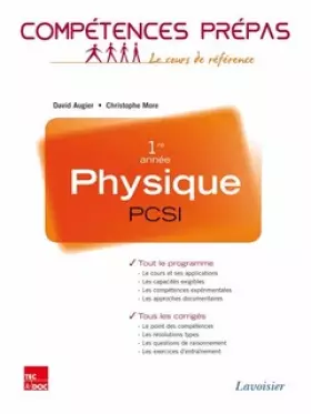 Couverture du produit · Physique 1re année PCSI