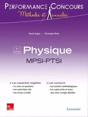 Couverture du produit · Physique 1re année MPSI-PTSI