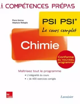 Couverture du produit · Chimie 2e année PSI PSI*
