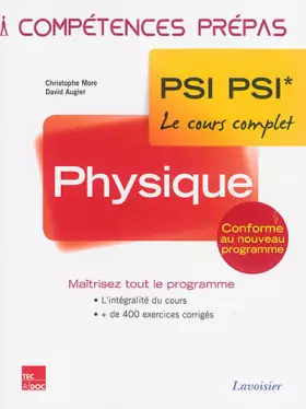 Couverture du produit · Physique 2e année PSI PSI*