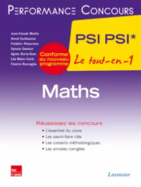 Couverture du produit · Maths 2e année PSI PSI*