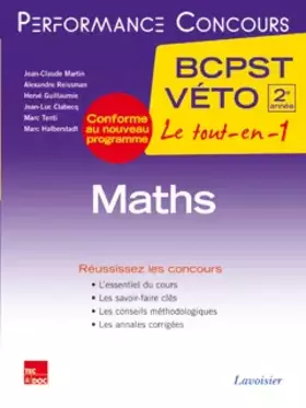 Couverture du produit · Maths 2e année BCPST-VETO