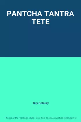 Couverture du produit · PANTCHA TANTRA TETE
