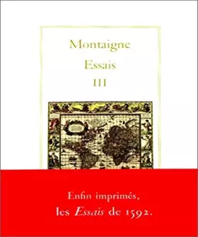 Couverture du produit · Les Essais, tome 3