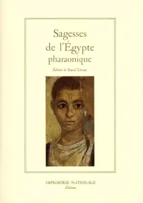 Couverture du produit · Sagesses de l'Egypte pharaonique