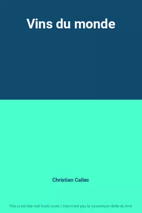 Couverture du produit · Vins du monde