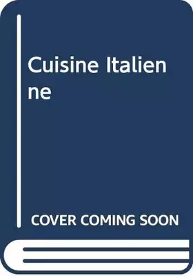 Couverture du produit · Cuisine Italienne