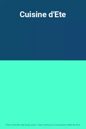 Couverture du produit · Cuisine d'Ete