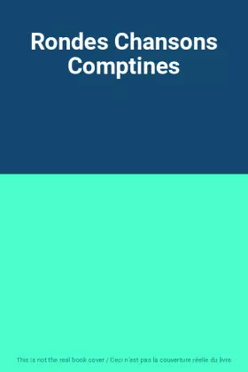Couverture du produit · Rondes Chansons Comptines