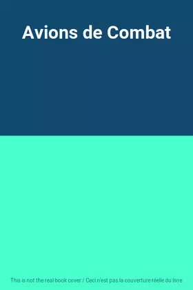 Couverture du produit · Avions de Combat