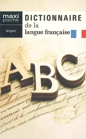 Couverture du produit · Dictionnaire de la langue française