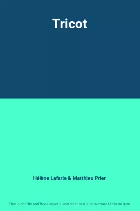 Couverture du produit · Tricot