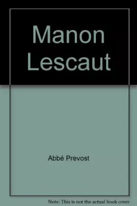 Couverture du produit · Manon Lescaut