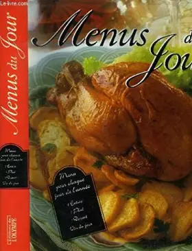 Couverture du produit · Menus du Jour