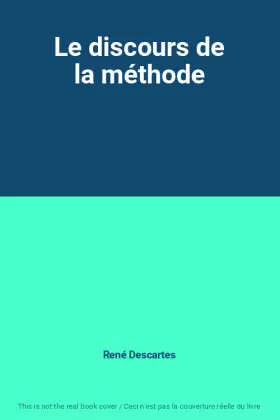 Couverture du produit · Le discours de la méthode