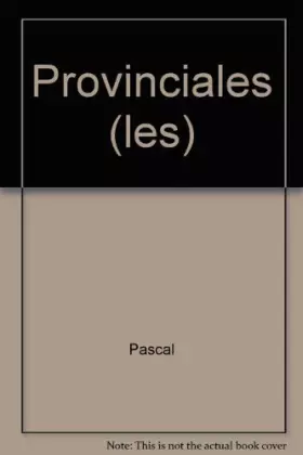 Couverture du produit · Provinciales (les)
