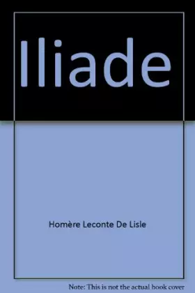 Couverture du produit · Iliade