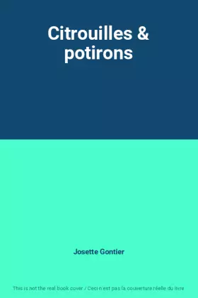 Couverture du produit · Citrouilles & potirons