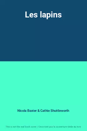 Couverture du produit · Les lapins