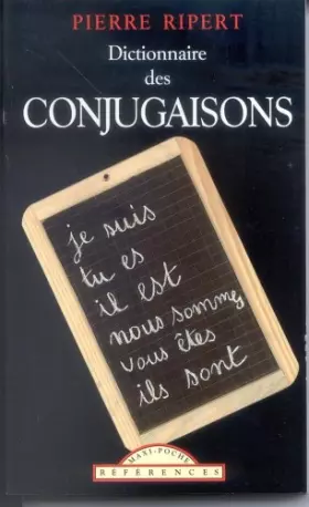 Couverture du produit · Dictionnaire des conjugaisons