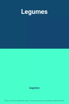 Couverture du produit · Legumes