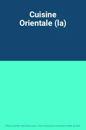 Couverture du produit · Cuisine Orientale (la)