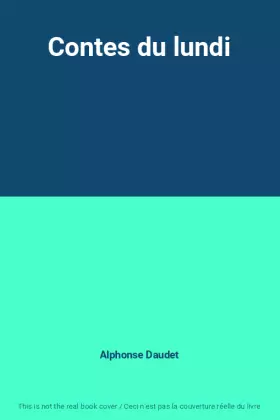 Couverture du produit · Contes du lundi