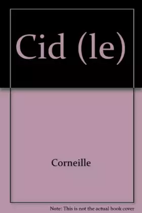 Couverture du produit · Cid (le)