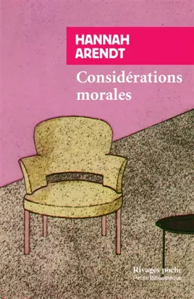 Couverture du produit · Considérations morales