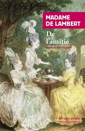 Couverture du produit · De l'amitié