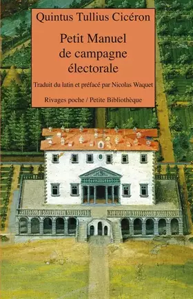 Couverture du produit · Petit manuel de campagne électorale