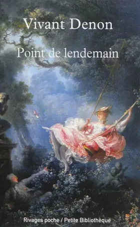 Couverture du produit · Point de lendemain