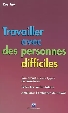 Couverture du produit · Travailler avec des personnes difficiles (redesign)