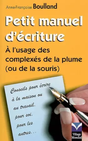 Couverture du produit · PETIT MANUEL D'ECRITURE