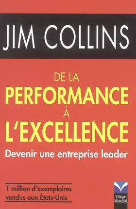 Couverture du produit · PERFORMANCE A L'EXCELLENCE (DE LA)