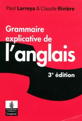 Couverture du produit · Grammaire explicative de l'anglais