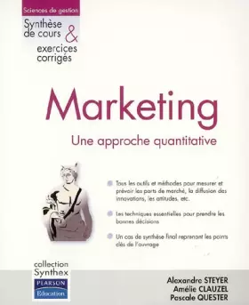 Couverture du produit · Marketing une approche quantitative