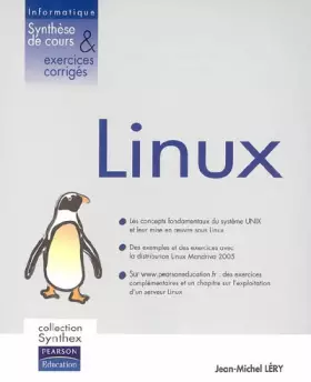 Couverture du produit · LINUX SYNTHESE DE COURS & EXERCICES CORRIGES