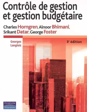 Couverture du produit · Contrôle de gestion et gestion budgétaire