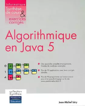 Couverture du produit · Algorithmique en JAVA 5