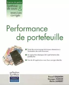 Couverture du produit · Performance de portefeuille
