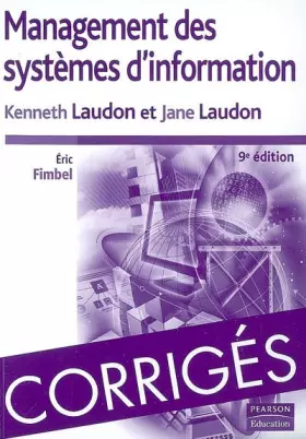 Couverture du produit · Corrigés Management des systèmes d'information