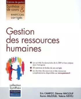 Couverture du produit · Gestion des ressources humaines: Collection Synthex