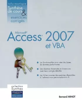 Couverture du produit · Access 2007 et VBA Synthex